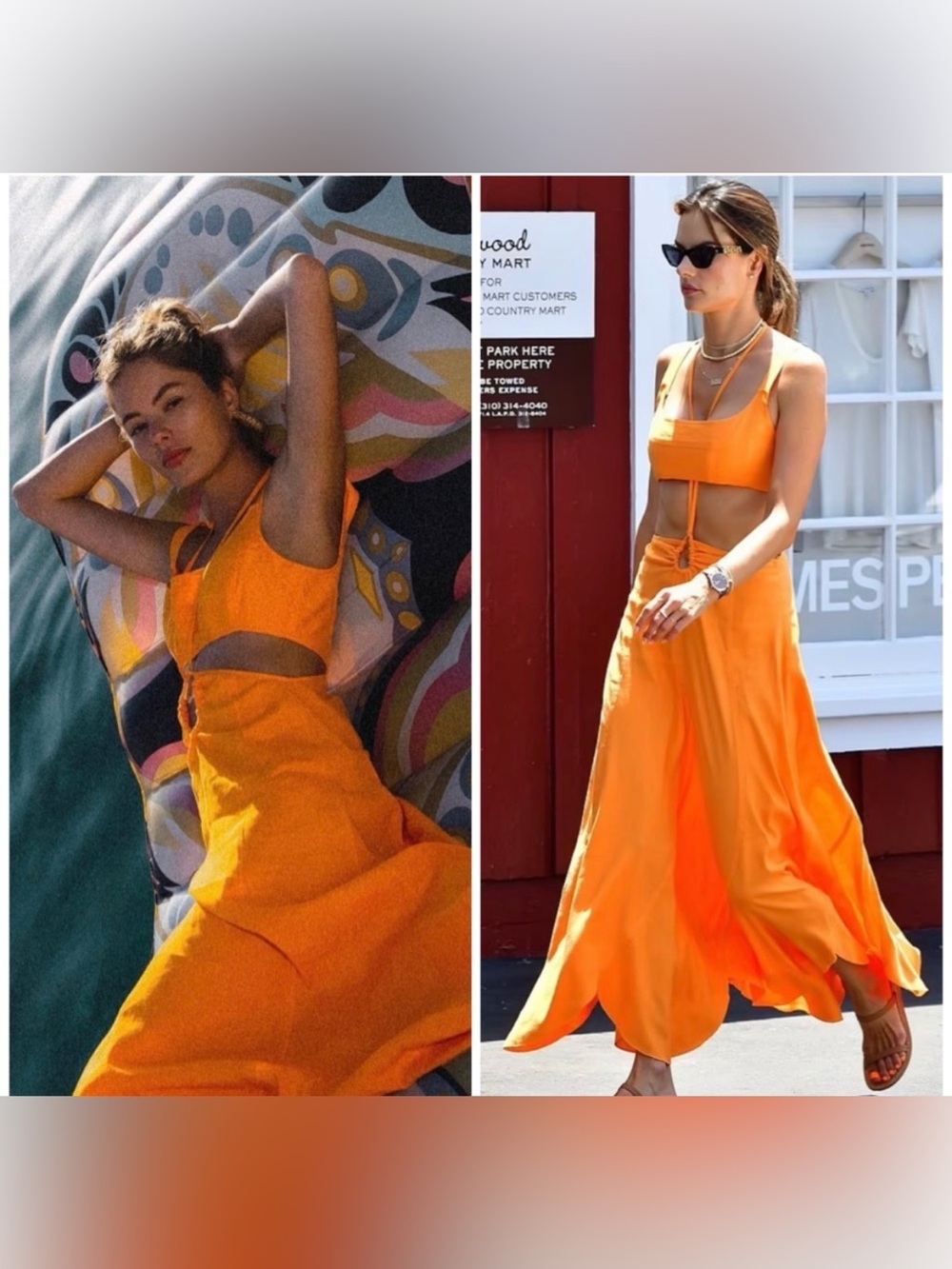 Cult Gaia Eileen Linen Dress in Apricot - Picture 10 of 11